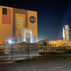 NASA’s Artemis I Moon rocket arrived at the spaceport’s Launch Complex 39B after an eight-hour journey.